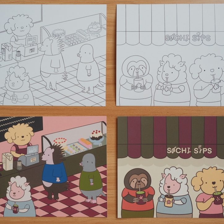 Sachi's Postcard set