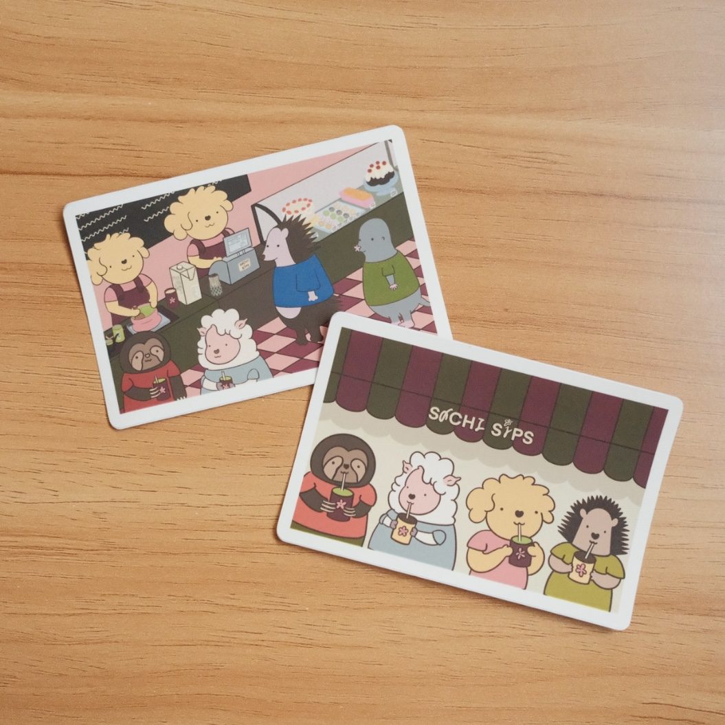 Sachi's waterproof laptop sticker